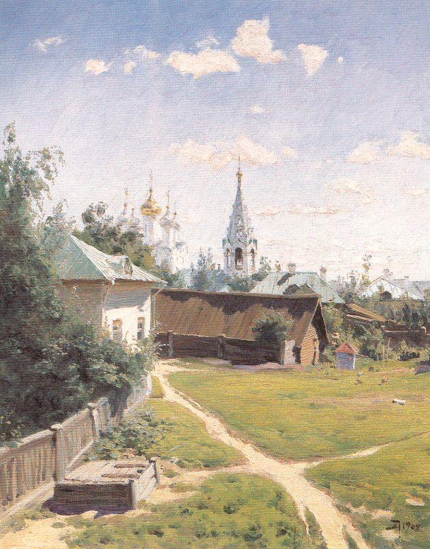 Polenov, Vasily Moscow Courtyard oil painting image